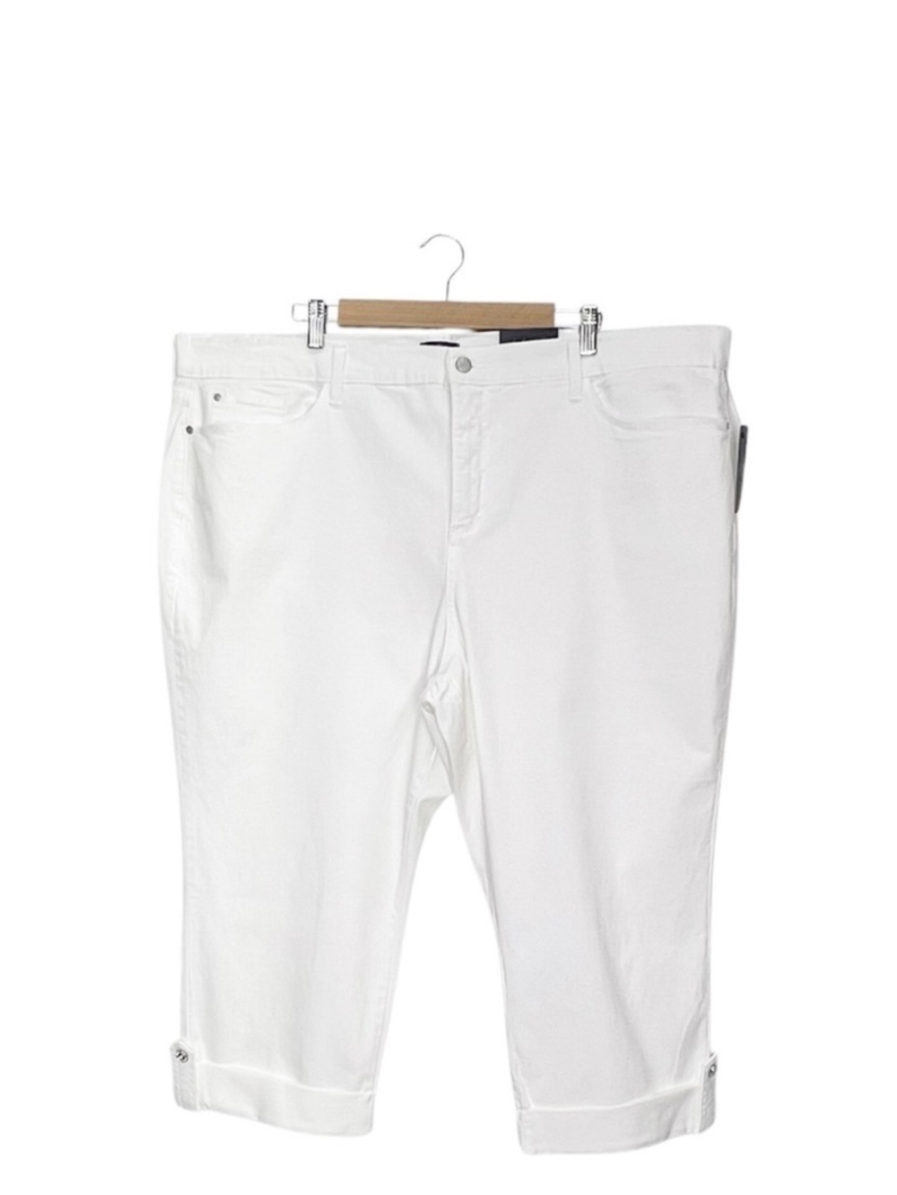 NYDJ Crop Jeans Size 24W White Women’s Denim Pants nydj cropped New NWT